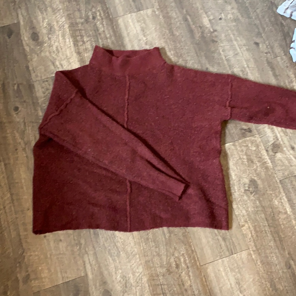 Mock-neck sweater